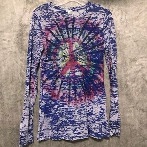 Maurice’s Long Sleeve Peace Sign Tee